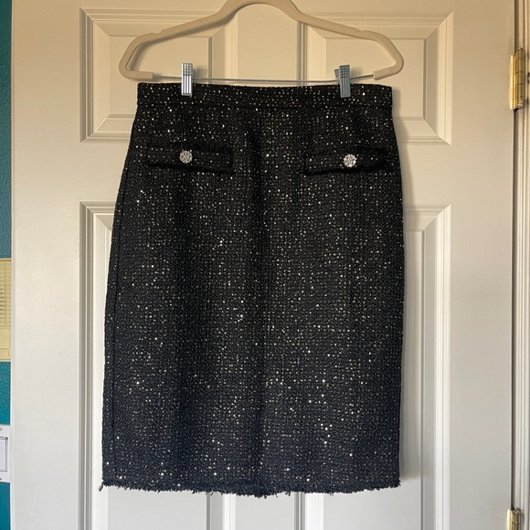 Ann Taylor Sequin Skirt (blazer sold separately) - Picture 4 of 7